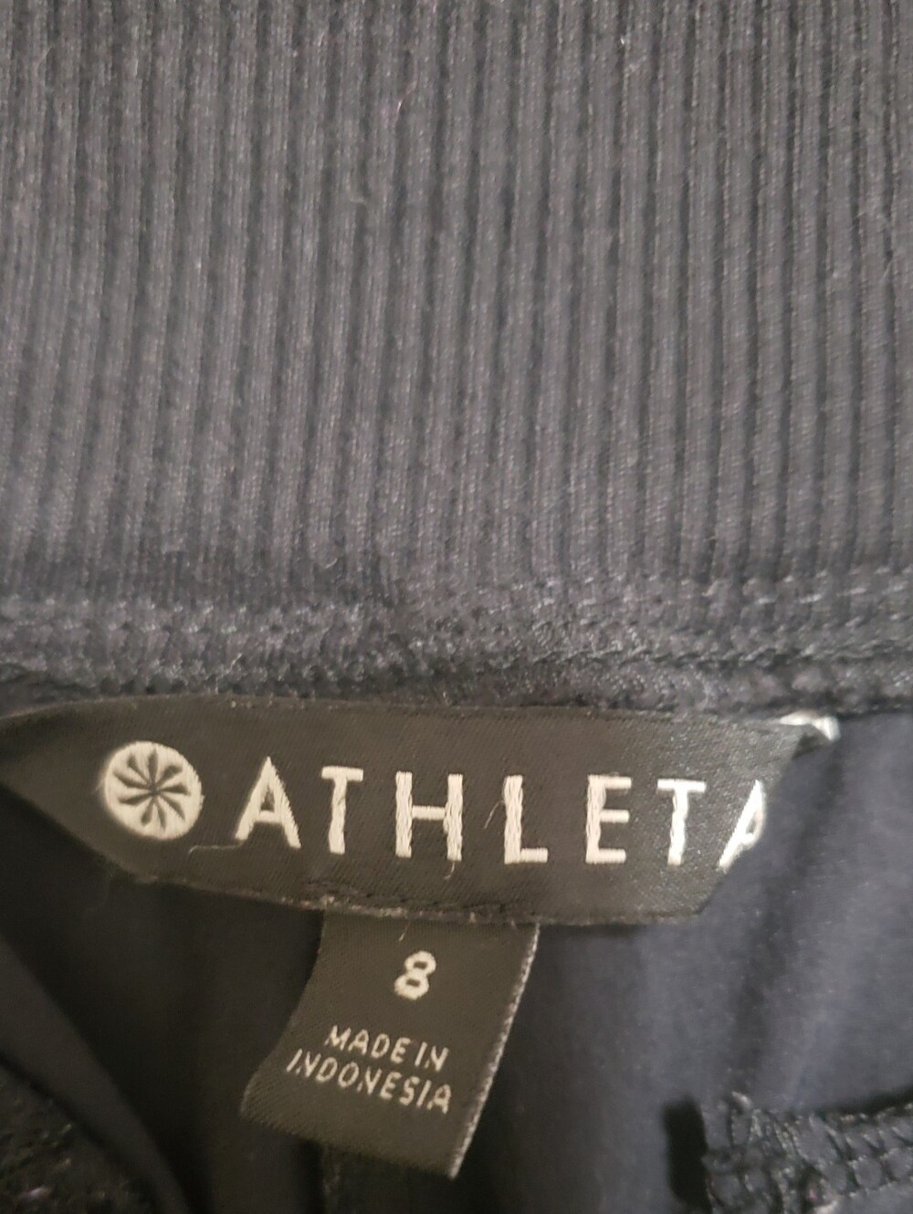 Athleta Brooklyn Pants with White Side Stripe - Size: 8 - Picture 8 of 11